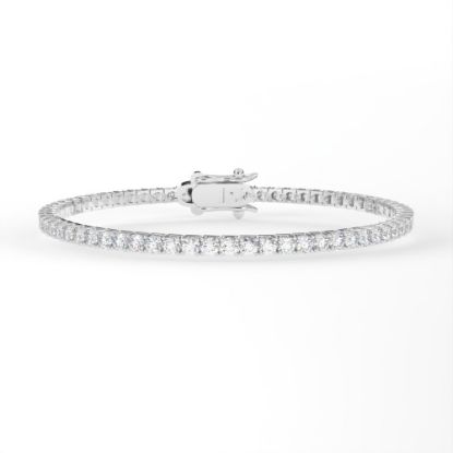 Picture of Laboratory-Grown Diamond Tennis Bracelet (9.45ct)