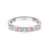 Picture of Fancy Pink 7 Stone Eternity Ring (0.70ct)
