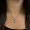 Picture of Laboratory Grown Double Diamond Drop Pendant (1.82ct)