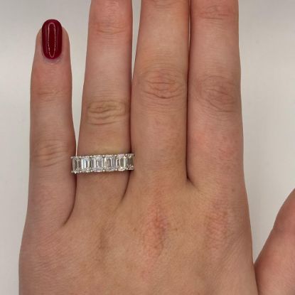 Picture of Emerald Cut Eternity Ring (2.44ct) 