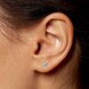 Picture of Round Lab Grown Diamond Stud Earrings (0.50ct)
