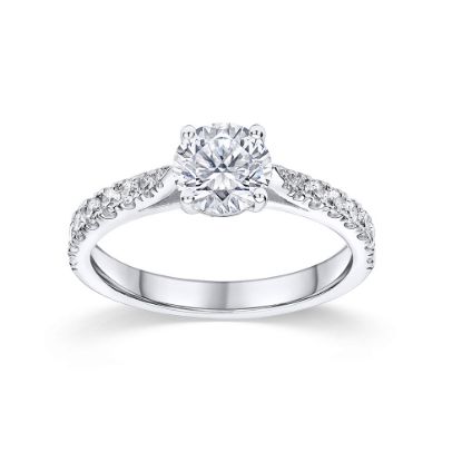 Picture of Brilliant Cut Solitaire Engagement Ring (1.37ct)